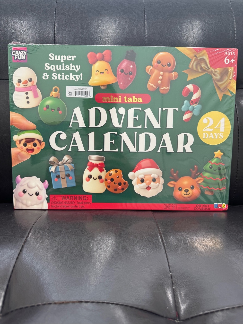 Mini Taba Advent Calendar - Green Squishy Kids Toys (24 Days)